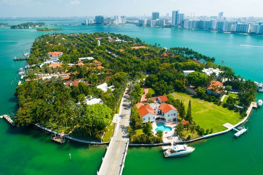 celebrity homes boat tour Miami